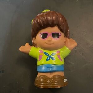 Fisher Price Little People Camping Tourist Girl Camper  Town Village House girls